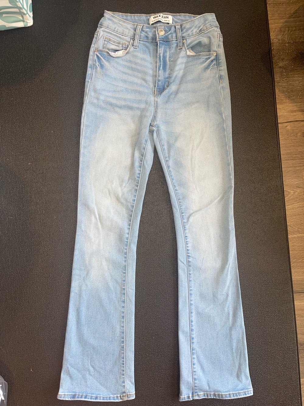 Wax Jean high rise bootcut light wash jeans